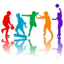 Különböző sportágakat szemléltető piktogram